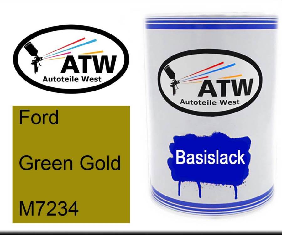 Ford, Green Gold, M7234: 500ml Lackdose, von ATW Autoteile West.